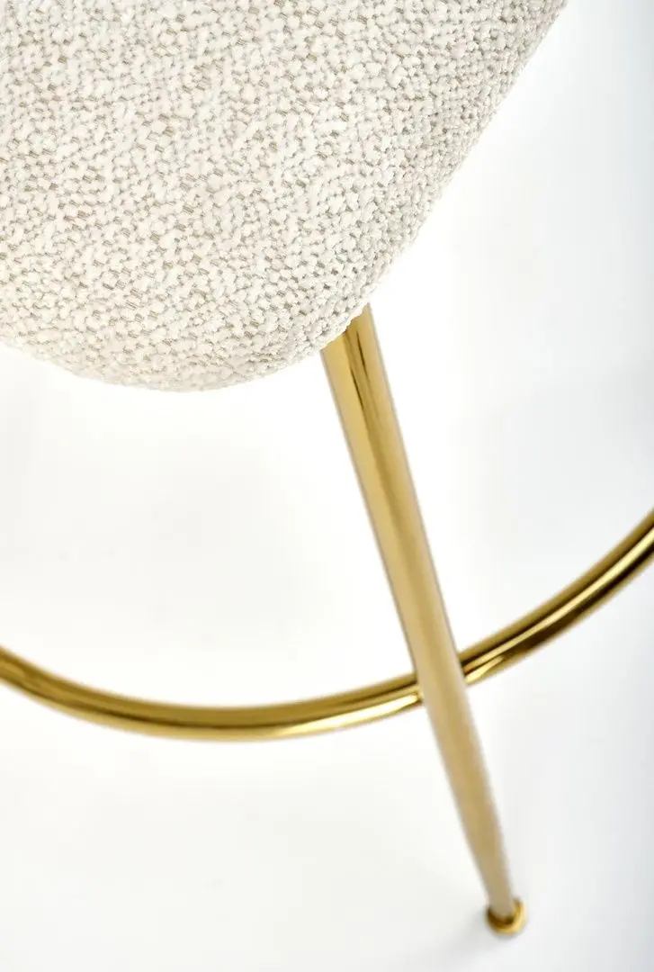 Scaun de bar Halmar H116 (Cream/Gold)