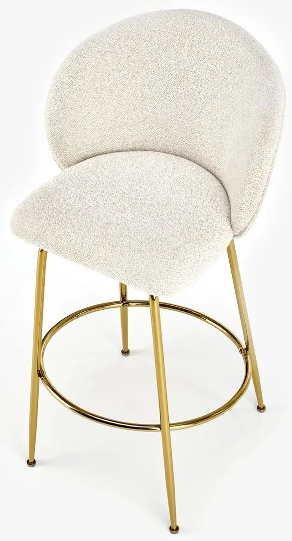 Scaun de bar Halmar H116 (Cream/Gold)