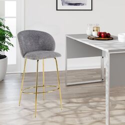 Scaun bar Halmar H116 (Gray/Gold) Thumb