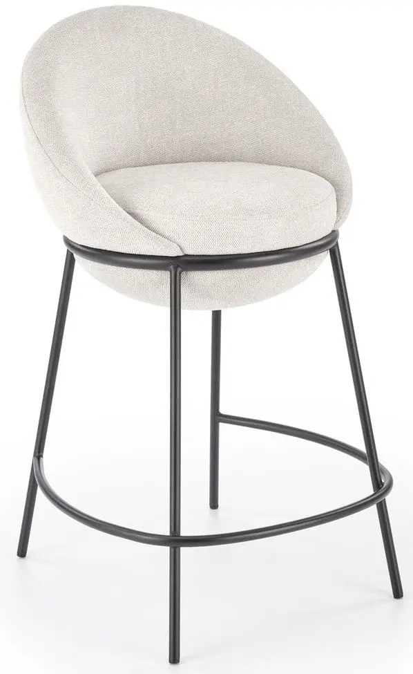 Scaun de bar Halmar H118 (Beige/Black)