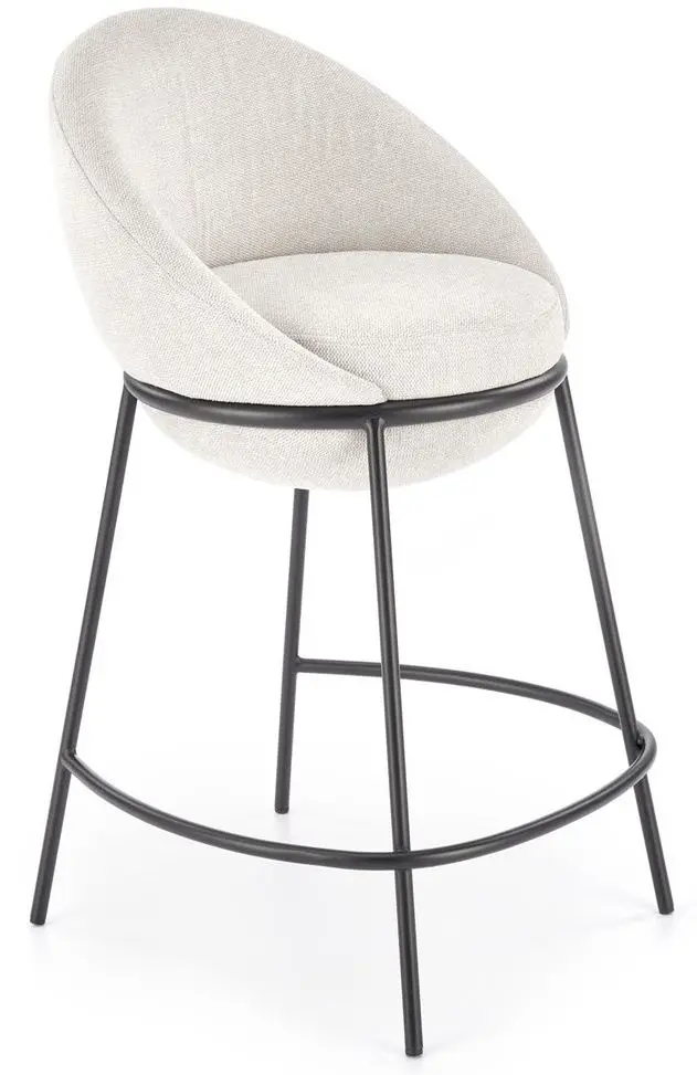 Scaun de bar Halmar H118 (Beige/Black)