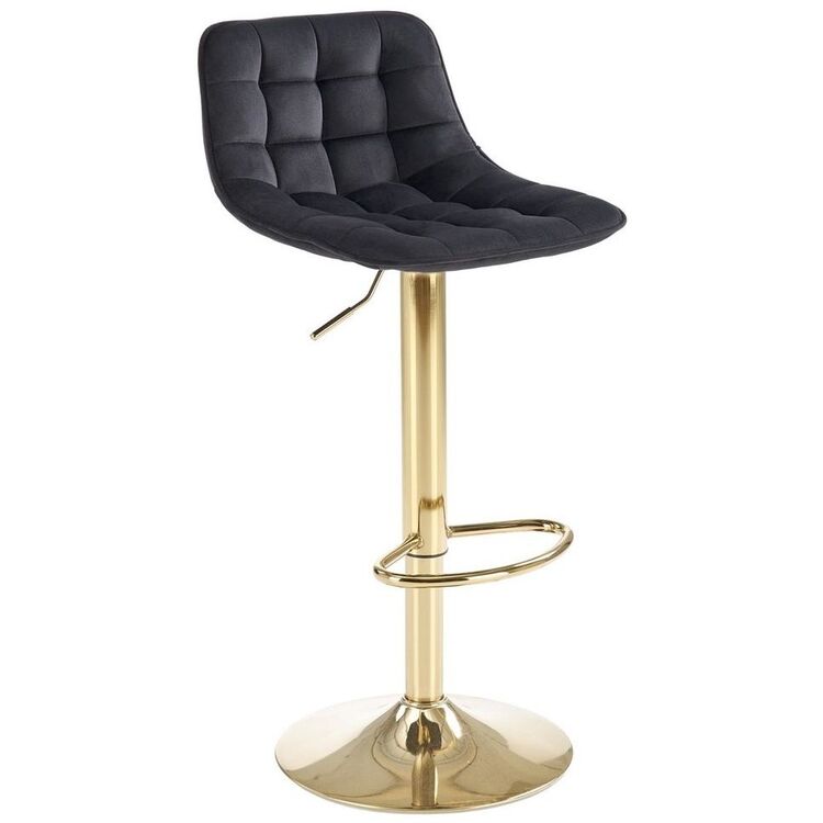 Scaun de bar Halmar H120 (Black/Gold)