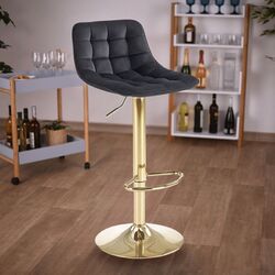 Scaun de bar Halmar H120 (Black/Gold) Thumb
