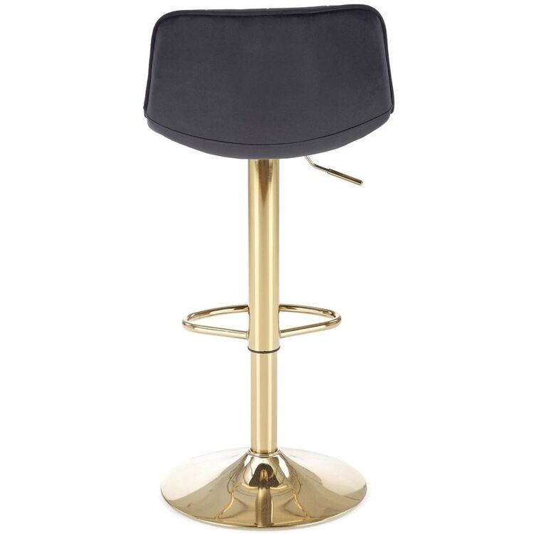 Scaun de bar Halmar H120 (Black/Gold)