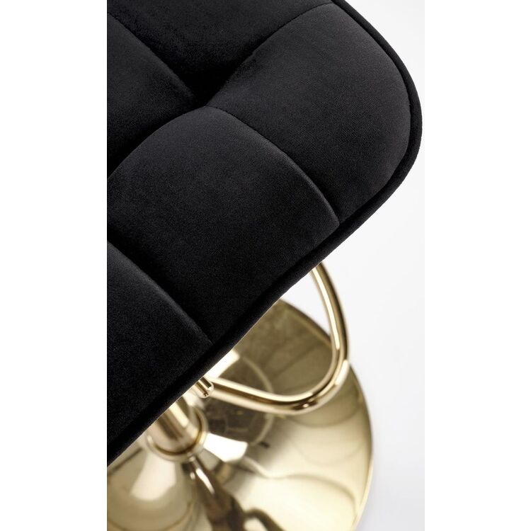 Scaun de bar Halmar H120 (Black/Gold)