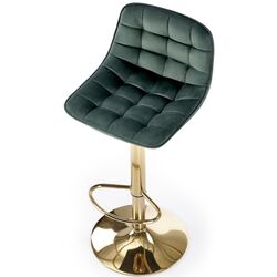 Scaun de bar Halmar H120 (Dark Green/Gold) Thumb