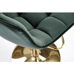 Scaun de bar Halmar H120 (Dark Green/Gold) Thumb