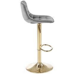Scaun de bar Halmar H120 (Dark Grey/Gold) Thumb