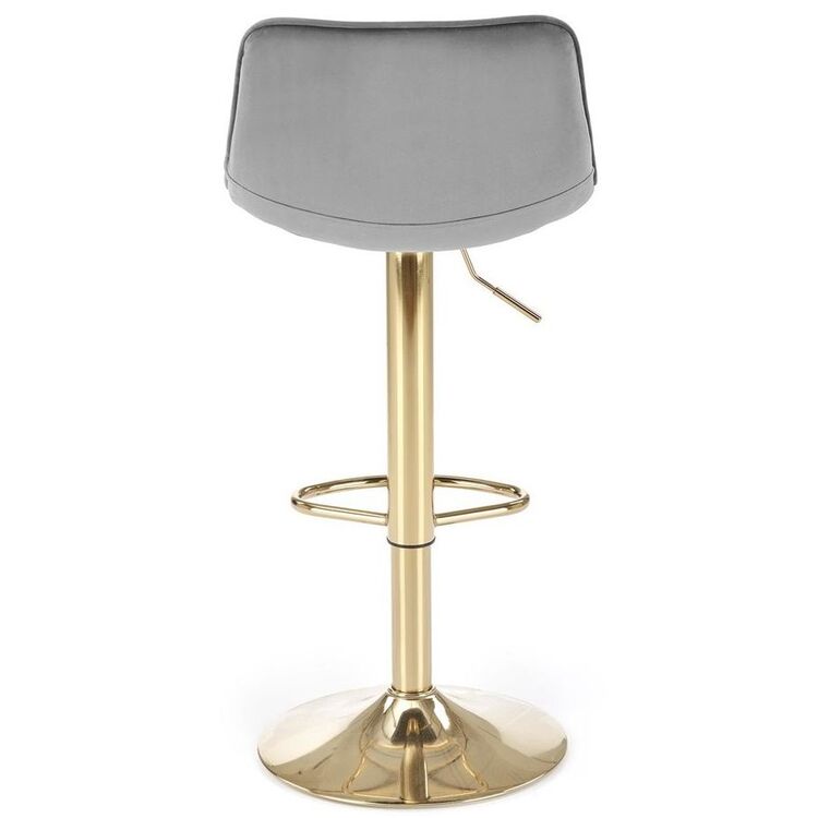 Scaun de bar Halmar H120 (Dark Grey/Gold)