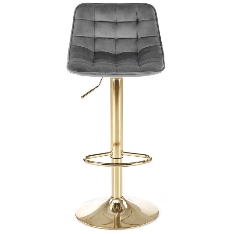 Scaun de bar Halmar H120 (Dark Grey/Gold)