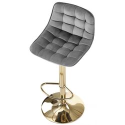 Scaun de bar Halmar H120 (Dark Grey/Gold) Thumb