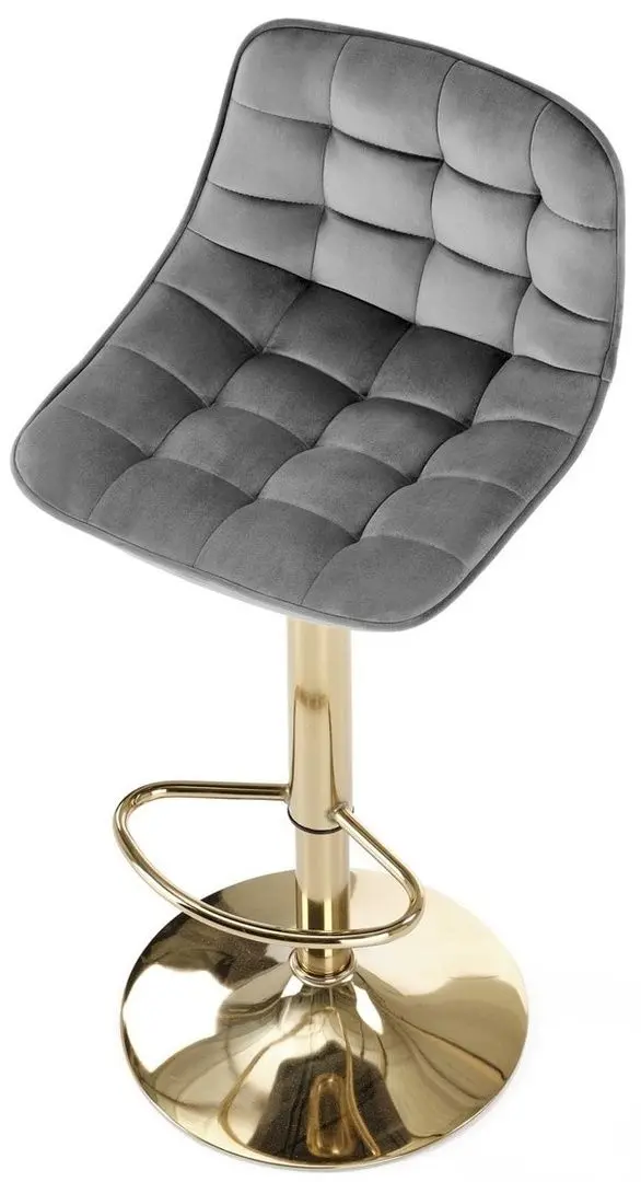 Барный стул Halmar H120 (Dark Grey/Gold)