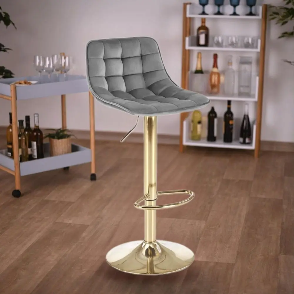 Барный стул Halmar H120 (Dark Grey/Gold)