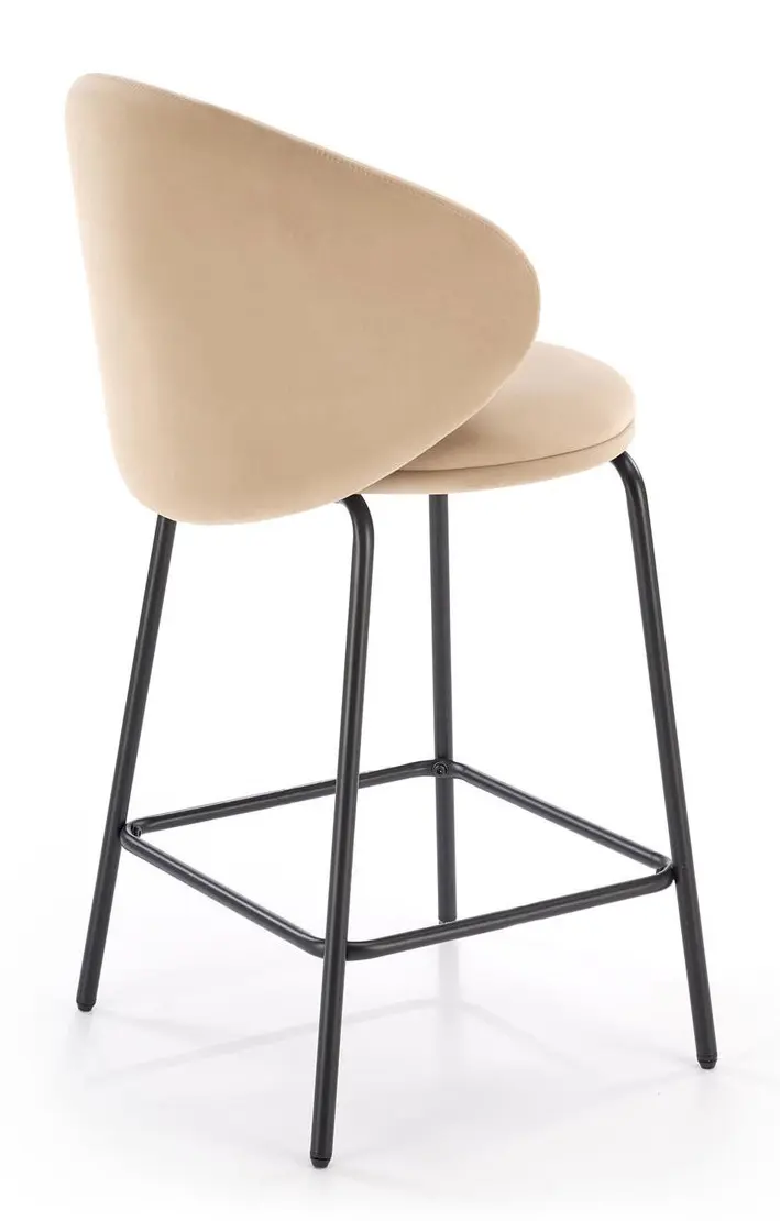 Scaun de bar Halmar H121 (Beige/Black)