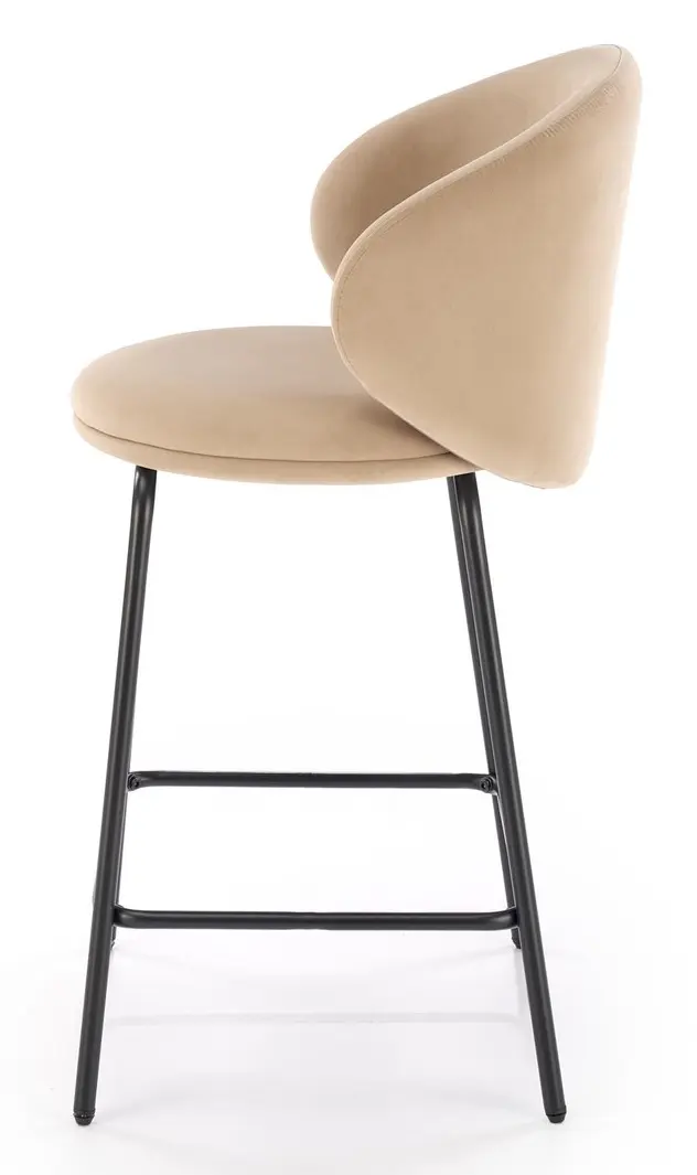 Scaun de bar Halmar H121 (Beige/Black)