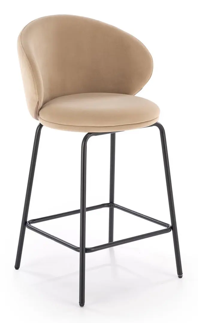 Scaun de bar Halmar H121 (Beige/Black)
