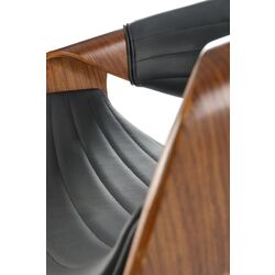 Scaun de bar Halmar H123 (Black/Walnut) Thumb