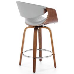 Барный стул Halmar H123 (Grey/Walnut) Thumb