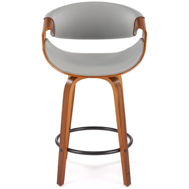 Барный стул Halmar H123 (Grey/Walnut)