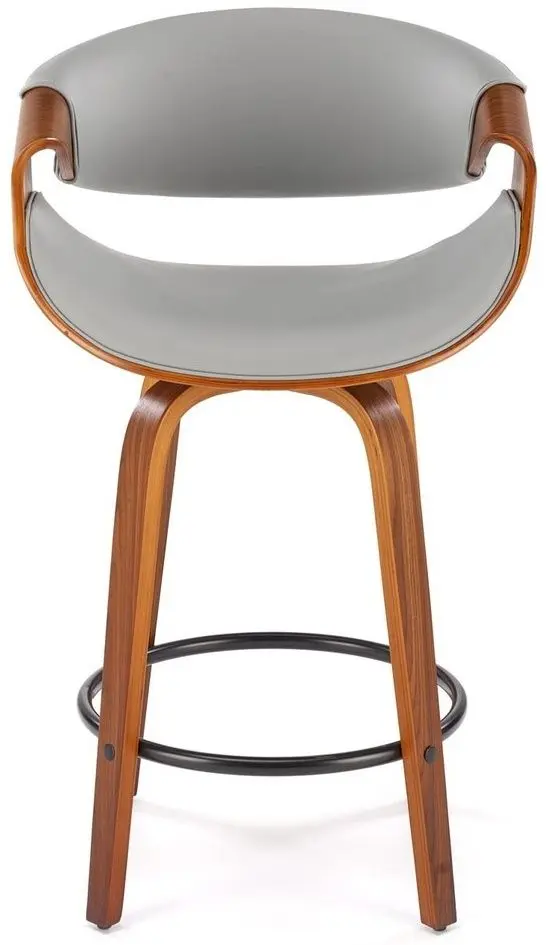 Барный стул Halmar H123 (Grey/Walnut)