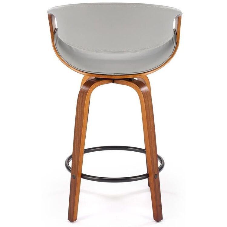 Барный стул Halmar H123 (Grey/Walnut)