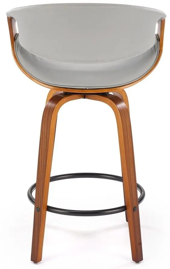 Барный стул Halmar H123 (Grey/Walnut)