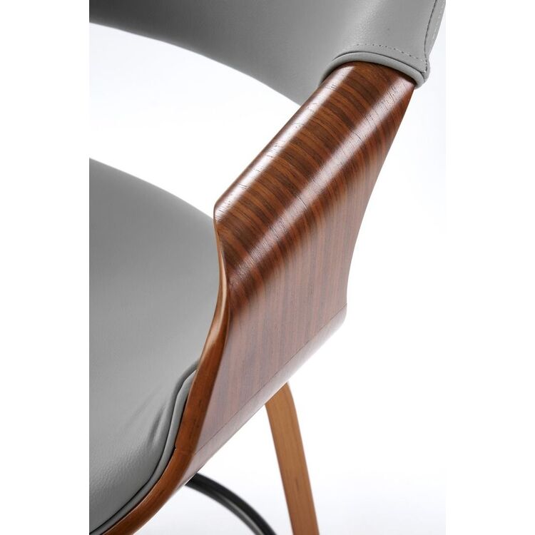 Барный стул Halmar H123 (Grey/Walnut)