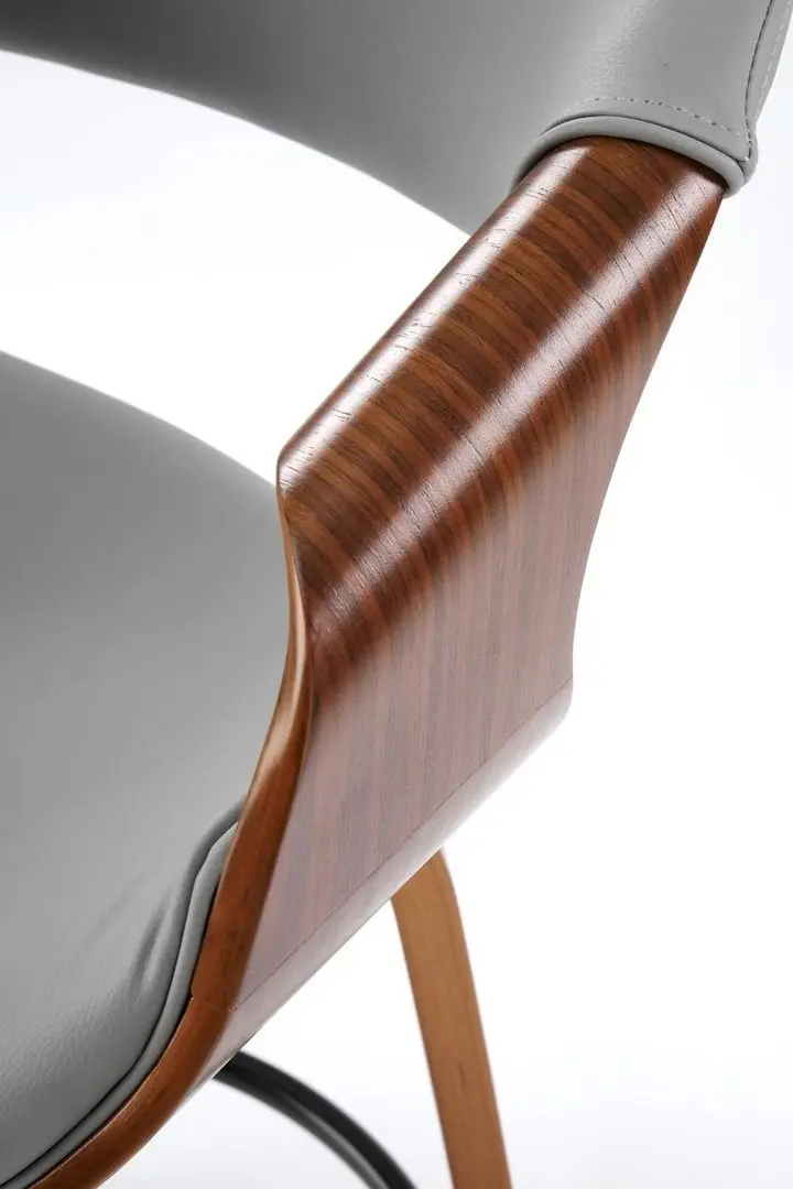 Барный стул Halmar H123 (Grey/Walnut)