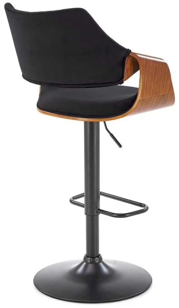 Барный стул Halmar H124 (Black/Walnut)