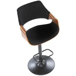 Барный стул Halmar H124 (Black/Walnut) Thumb