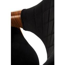 Барный стул Halmar H124 (Black/Walnut) Thumb