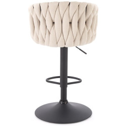 Scaun de bar Halmar H125 (Black/Beige) Thumb