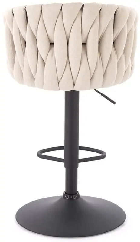 Scaun de bar Halmar H125 (Black/Beige) - 2