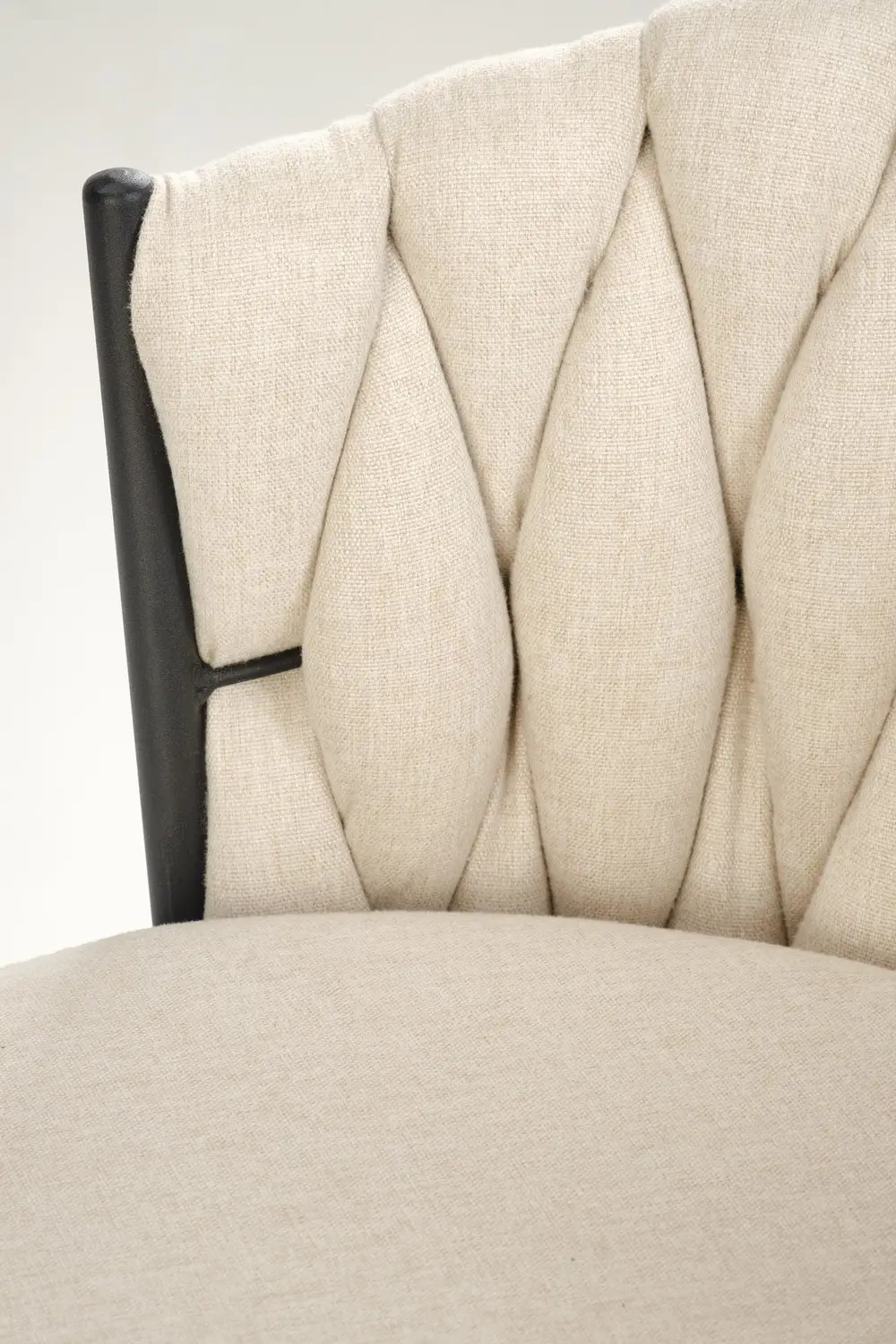 Scaun de bar Halmar H125 (Black/Beige) - 3