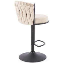 Scaun de bar Halmar H125 (Black/Beige) Thumb
