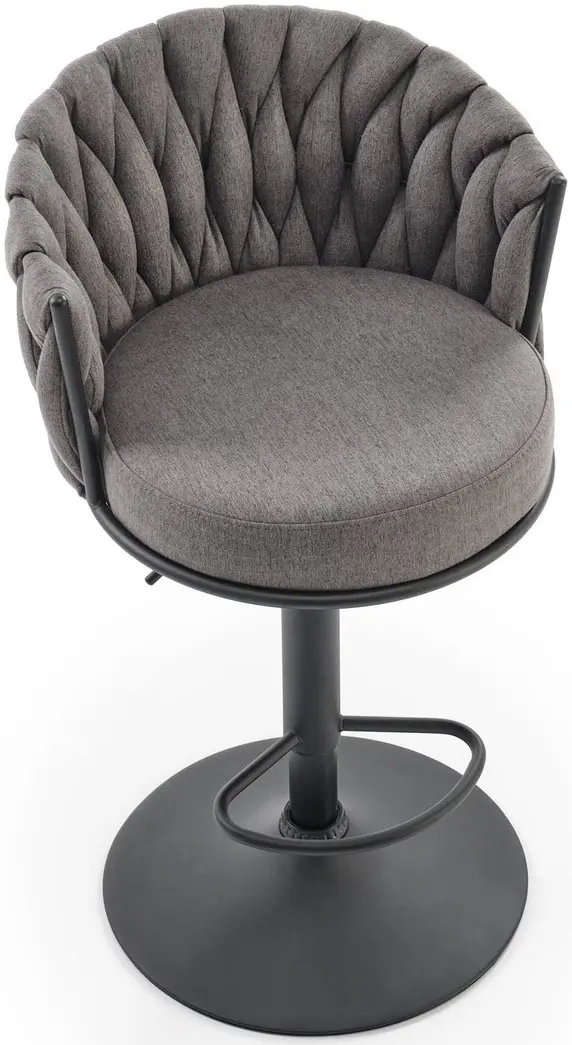 Scaun de bar Halmar H125 (Black/Grey) - 6