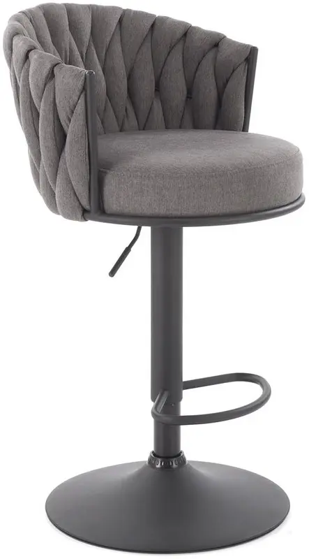 Scaun de bar Halmar H125 (Black/Grey)