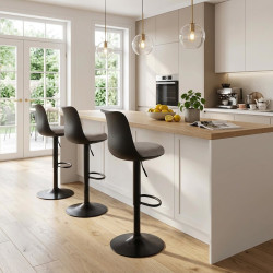 Scaun de bar Halmar H127 (Black/Grey) Thumb