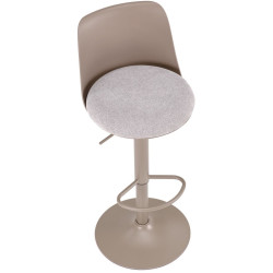 Барный стул Halmar H127 (Cappuccino/Grey) Thumb