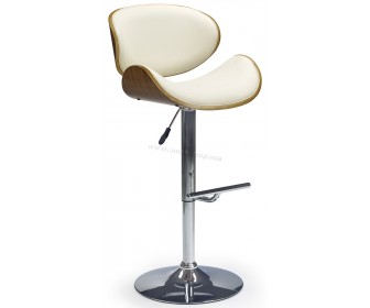 Scaun de bar Halmar H44 (Nut/Cream)