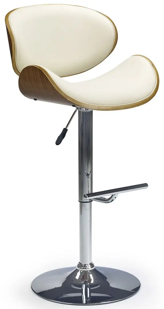 Scaun de bar Halmar H44 (Nut/Cream)