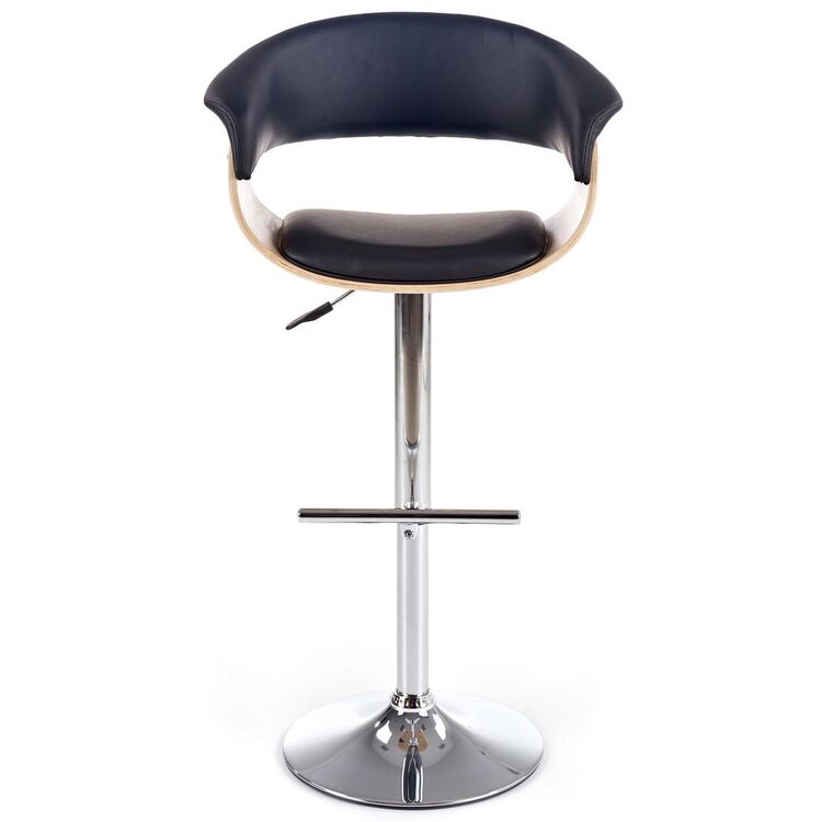 Scaun de bar Halmar H45 (Light Oak/Black)