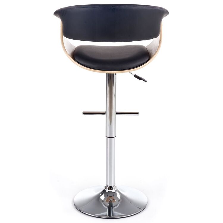 Scaun de bar Halmar H45 (Light Oak/Black)