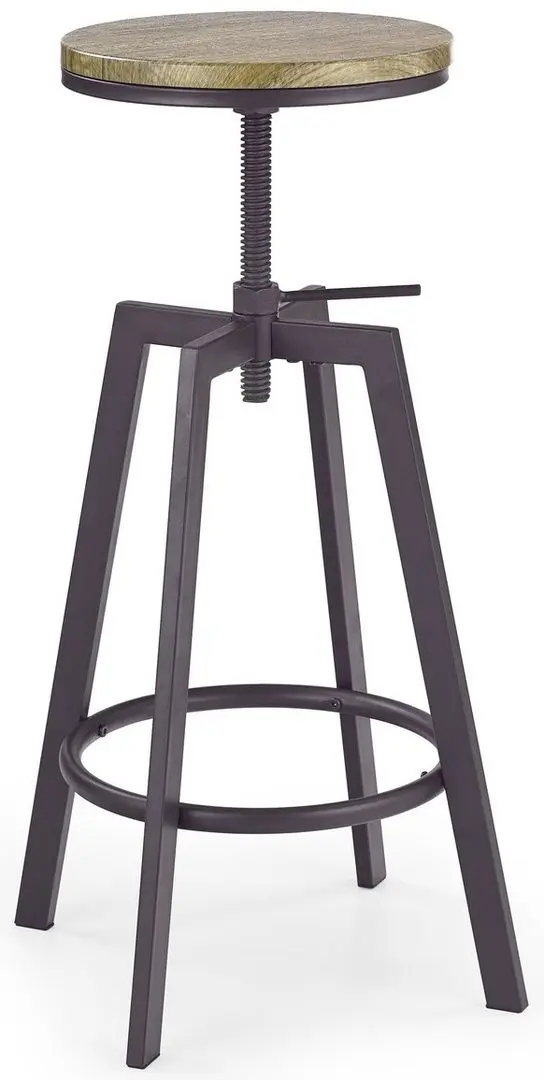 Барный стул Halmar H64 (Black/Coffee)