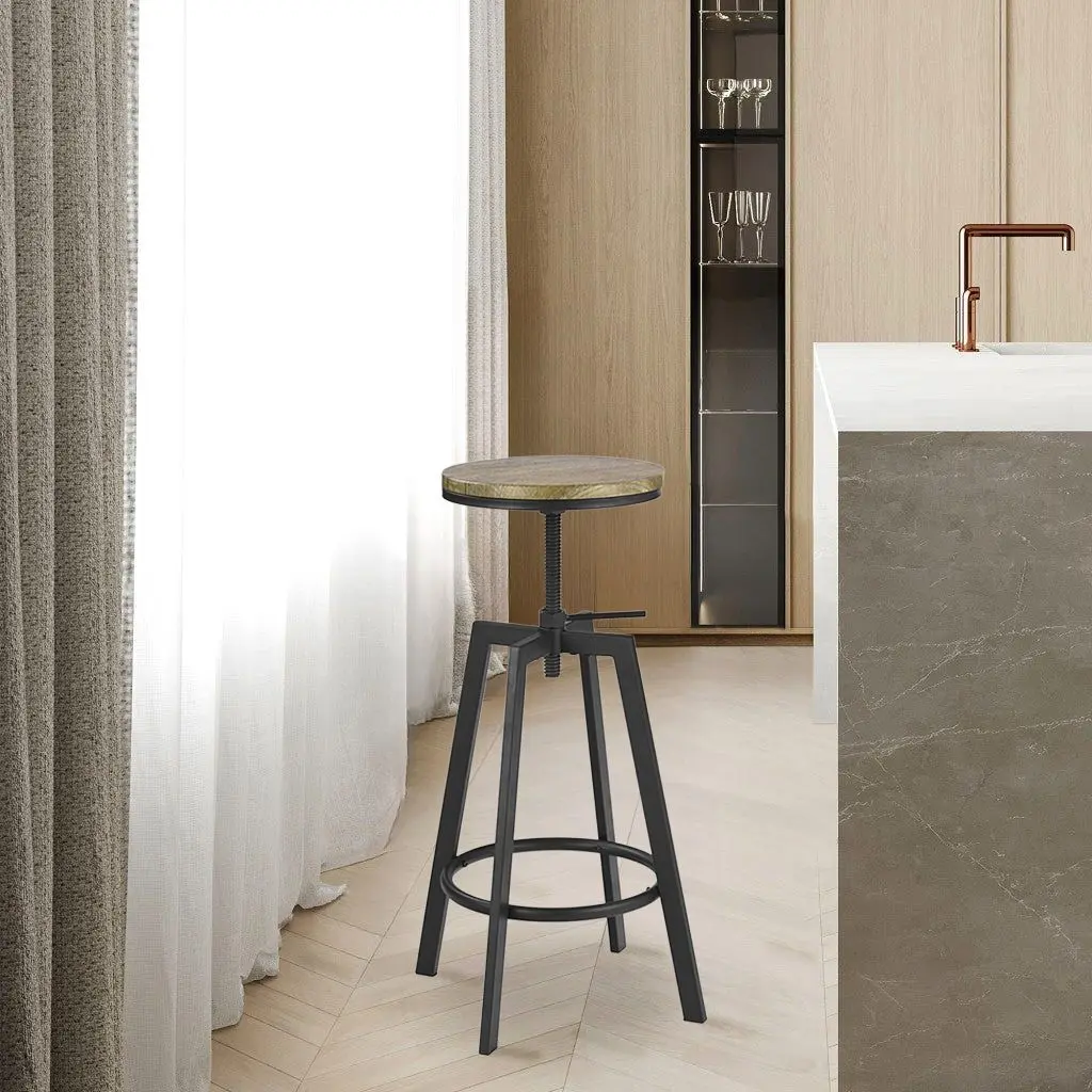 Барный стул Halmar H64 (Black/Coffee)