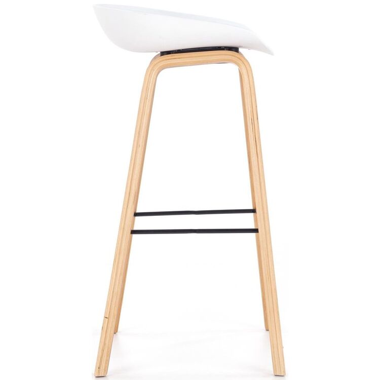 Scaun de bar Halmar H86 (White/Gray)