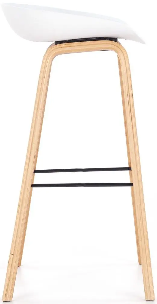 Scaun de bar Halmar H86 (White/Gray)