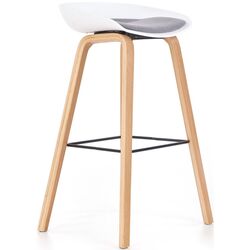 Scaun de bar Halmar H86 (White/Gray) Thumb