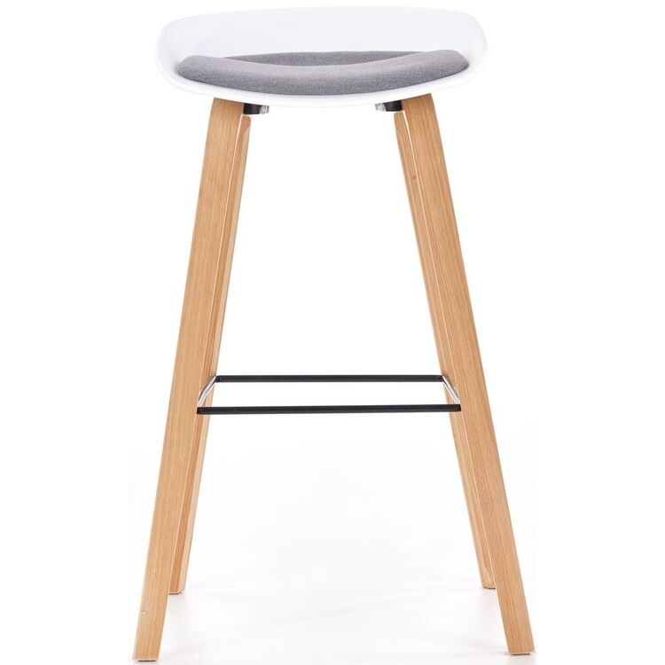 Scaun de bar Halmar H86 (White/Gray)
