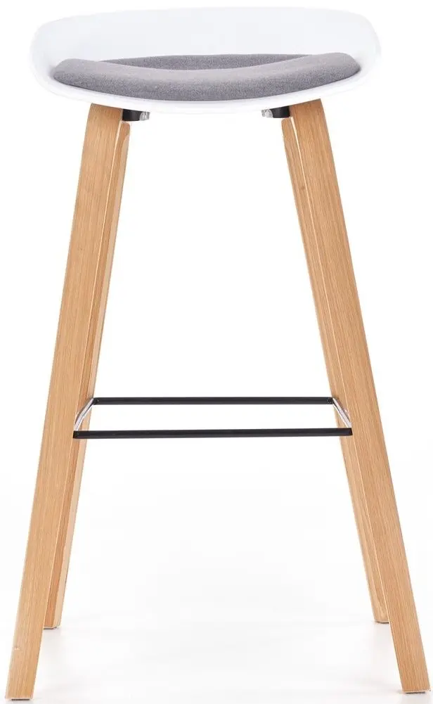 Scaun de bar Halmar H86 (White/Gray)